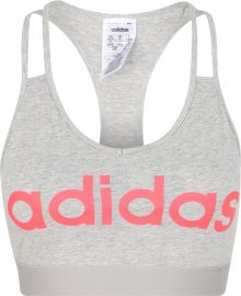 ADIDAS PERFORMANCE Sportovní podprsenka pink / světle šedá