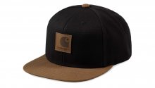 Carhartt WIP Logo Cap Bi Colored Black / Brown černé I025735_89_00