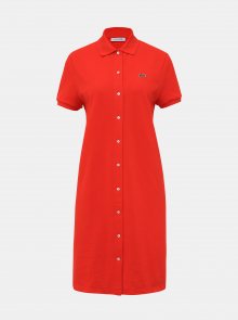 Červené šaty Lacoste