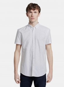 Bílá vzorovaná pánská košile Tom Tailor Denim 