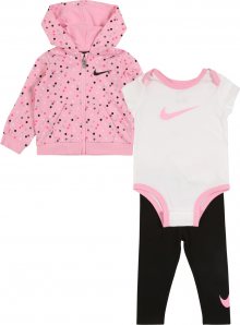 Nike Sportswear Sada \'FRENCH TERRY\' pink / černá