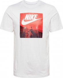Nike Sportswear Tričko červená / bílá