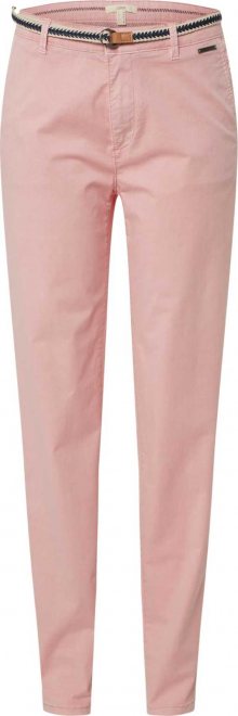 ESPRIT Chino kalhoty růžová