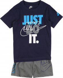 Nike Sportswear Sada kouřově šedá / tmavě modrá / bílá