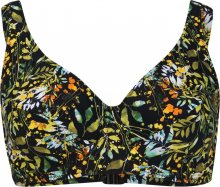 Swim by Zizzi Horní díl plavek \'CATAMMY\' černá / mix barev