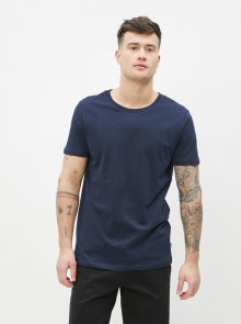 Tmavě modré pánské basic tričko ZOOT David