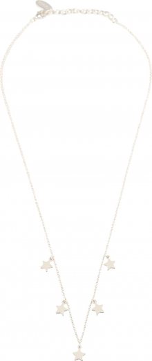 Orelia Řetízek \'Star Charm Multi Drop Short\' stříbrná