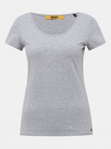 Šedé dámské basic tričko ZOOT Baseline Nora