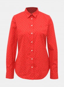 Červená dámská vzorovaná košile GANT 