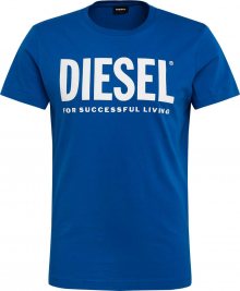 DIESEL Tričko \'Diego\' modrá / bílá