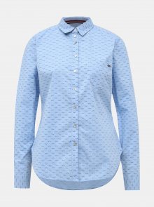 Světle modrá dámská vzorovaná regular fit košile ZOOT Baseline Kornelia
