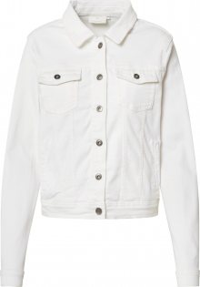 Kaffe Přechodná bunda \'KAviolet Jeans Jacket\' bílá džínovina / barva bílé vlny
