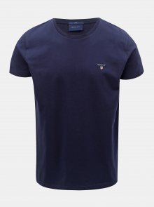 Tmavě modré pánské basic tričko GANT 