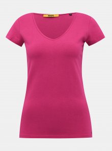 Tmavě růžové dámské basic tričko ZOOT Baseline Lia