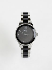 Dámské hodinky s kovovým páskem v černo-stříbrné barvě Lee Cooper