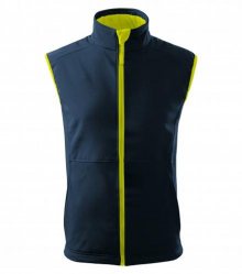 Pánská softshellová vesta Vision - Námořní modrá | L