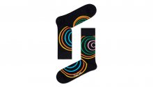 Happy Socks Psychedelic Sock černé PSY01-9300