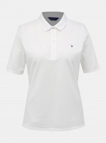 Bílé dámské basic polo tričko GANT