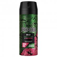 Axe Tělový sprej pro muže Wild Fresh Bergamot & Pink Pepper 150 ml