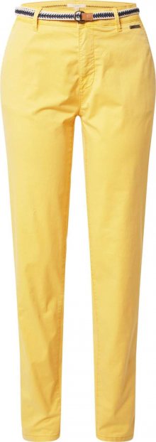 ESPRIT Chino kalhoty žlutá