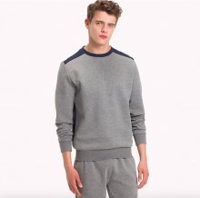 Tommy Hilfiger Mikina Colour Blocked Grey L