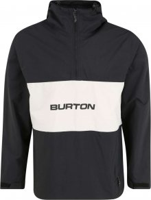 BURTON Sportovní bunda \'Men\'s Antiup Anorak Jacket\' stříbrně šedá / černá