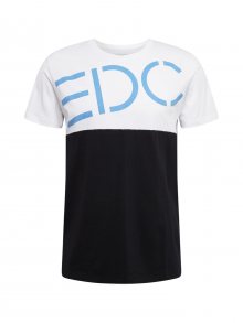 EDC BY ESPRIT Tričko bílá / černá