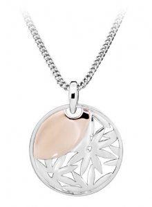 JVD Stylový stříbrný bicolor přívěsek SVLP0317SH8BK00