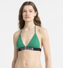 Calvin Klein Plavky Fixed Triangle Zelené Vrchní Díl M