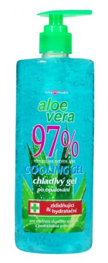 Vivaco Chladivý gel po opalování s Aloe vera 97% VIVAPHARM 500 ml