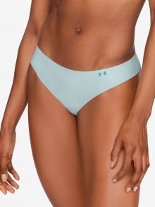 Kalhotky Under Armour Ps Thong 3Pack Print Modrá