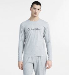 Calvin Klein Tričko S Dlouhým Rukávem Šedé S