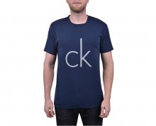 Calvin Klein Pánské Tričko S Logem Modré M