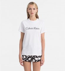 Calvin Klein Logo Dámské Tričko Bílé M
