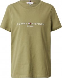 TOMMY HILFIGER Tričko olivová