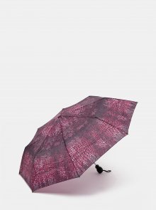 Fialový vystřelovací deštník s hadím vzorem Rainy Days