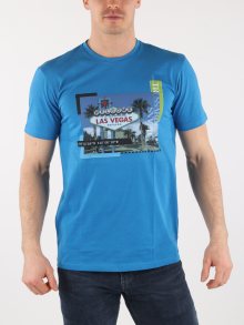 Tričko Trussardi T-Shirt Cotton Jersey Regular Fit Modrá