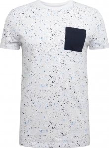 TOM TAILOR DENIM Tričko námořnická modř / světlemodrá