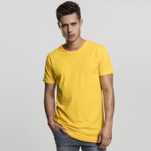 Pánské tričko Urban Classics Shaped Long Tee chrome yellow - XS