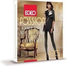 Punčochové kalhoty Egeo Passion Microfibra Termo Comfort 100 den tmavě šedá 3-M
