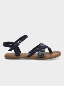 Sandály Toms Navy Denim/Chambray Wm Lexie Sand Modrá