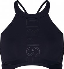 ESPRIT Horní díl plavek \'OCEAN BEACH AY\' šedá / černá