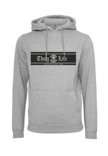 Thug Life Thug Life Box Logo Hoody grey - S