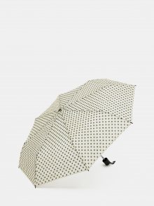 Krémový puntíkovaný deštník Rainy Days