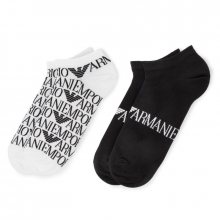 Sada 2 párů pánských nízkých ponožek Emporio Armani