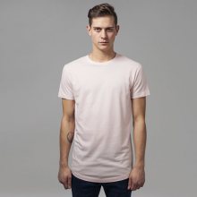 Pánské tričko Urban Classics Shaped Long Tee pink - XS