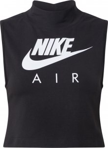 Nike Sportswear Top \'AIR TANK MOCK\' bílá / černá