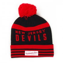 Mitchell & Ness On Field NJ Devils Beanie - UNI