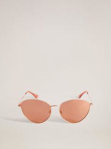 Sluneční brýle v růžovozlaté barvě Mango Dallas
