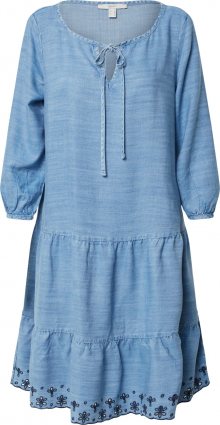 ESPRIT Šaty modrá džínovina
